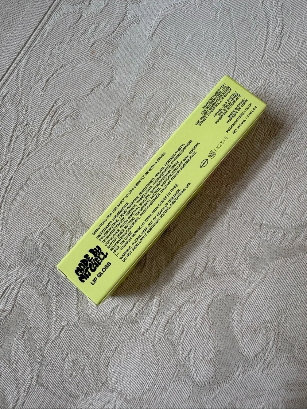 Made by Mitchell Beam Lipgloss in Extra Sparkly BNIB